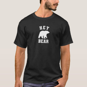 Camiseta Hey Bear Senderismo al aire libre Black Grizzly Be