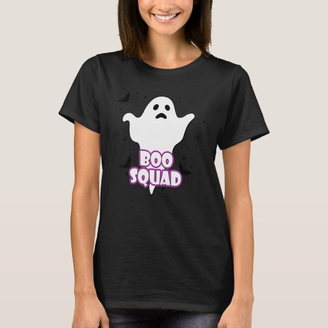 Camiseta Hey Boo Bompkin Boo Squad Halloween Boo Halloween (Anverso)