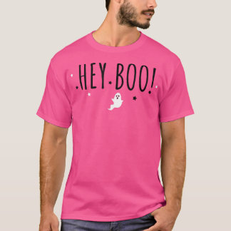 Camiseta Hey Boo, Cute Spoopy Ghost T-shirt 4579
