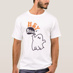 Camiseta Hey Boo Funny Halloween Pun Ghost Spooky Toddler B