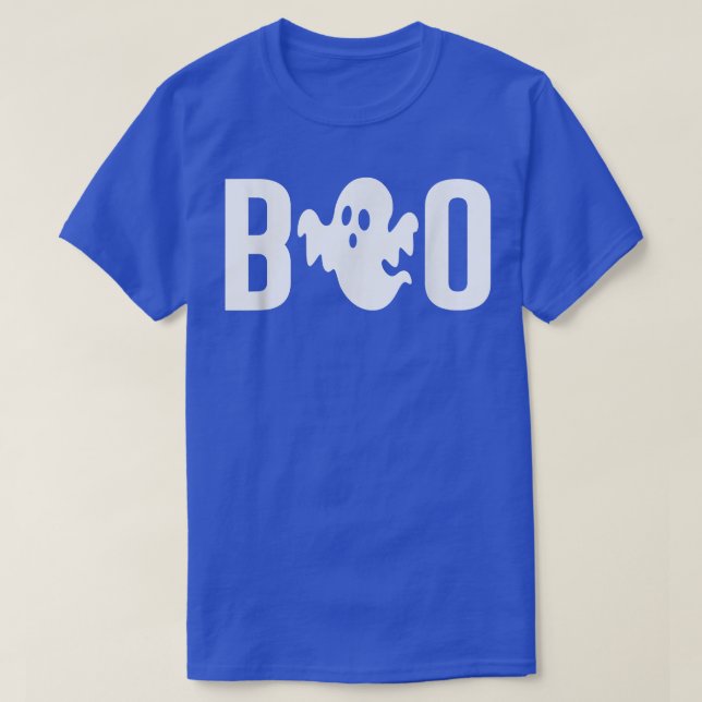 Camiseta Hey Boo Ghost Divertido Truco O Trate Feliz Hallow (Diseño del anverso)