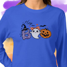 Hey, Boo Halloween Bruja, Fantasma, Calabaza