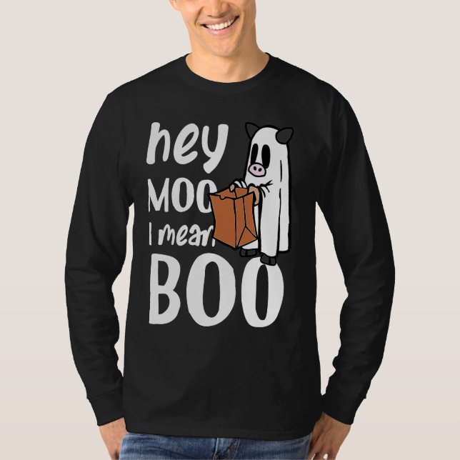 Camiseta Hey Boo Kids Halloween Boo Crew Trick Or Treat Fut (Anverso)