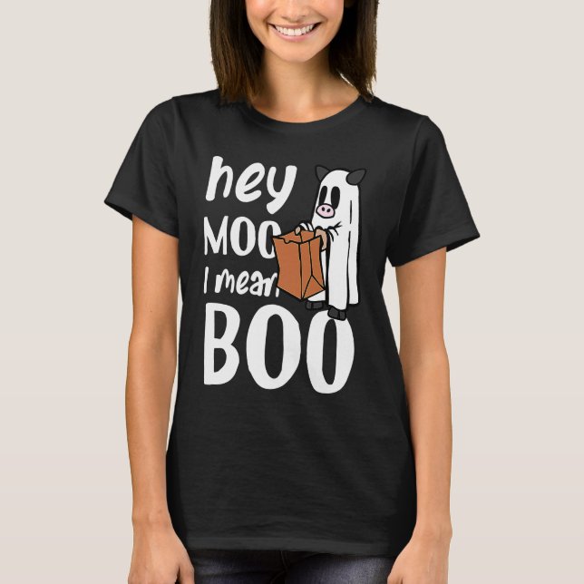 Camiseta Hey Boo Kids Halloween Boo Crew Trick Or Treat Fut (Anverso)