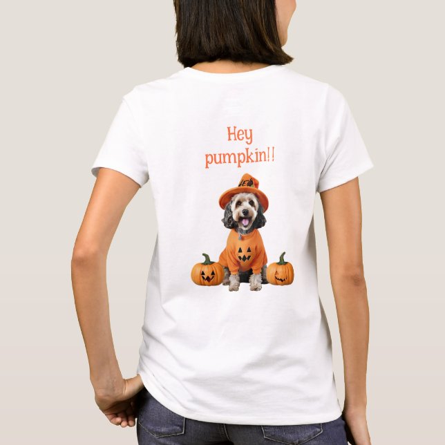 Camiseta Hey Calabaza, persigamos la ciudad (Reverso)