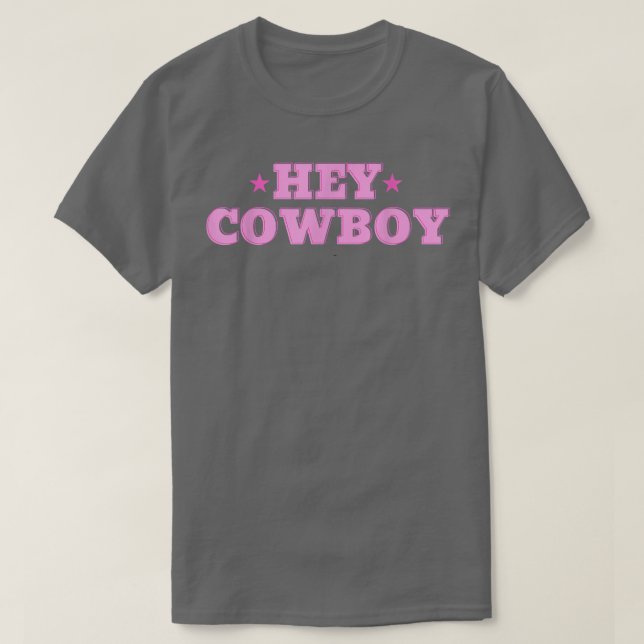 Camiseta Hey Cowboy  (Diseño del anverso)