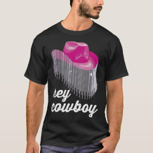 Camiseta Hey Cowboy Funny Cowgirl Gorra