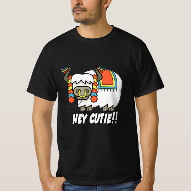 Camiseta Hey cuties com classic (Anverso)