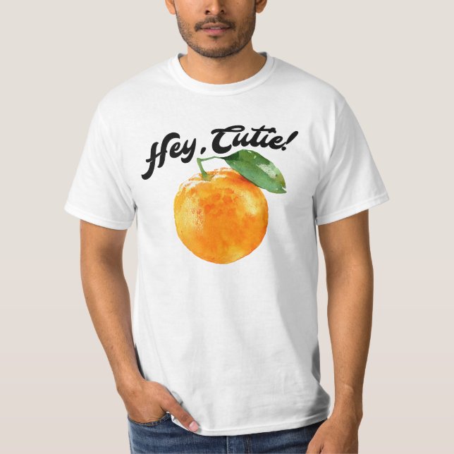 Camiseta Hey cuties com divertido (Anverso)