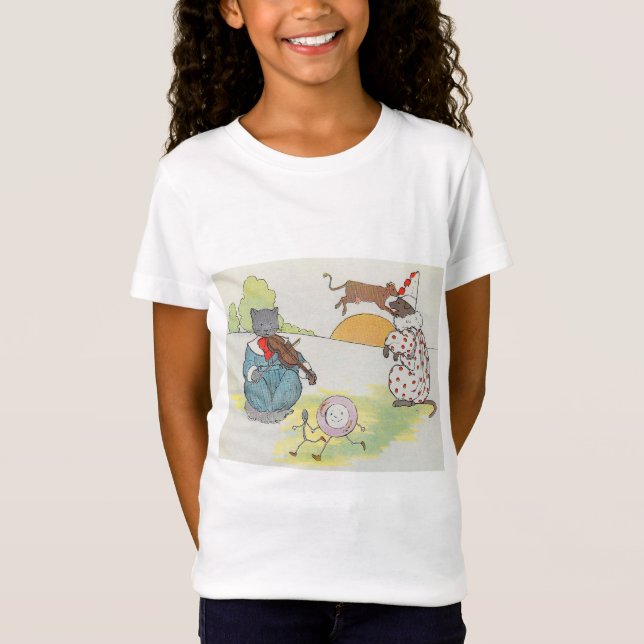 Camiseta Hey Diddle Diddle El Gato y la rima de los fideos (Anverso)