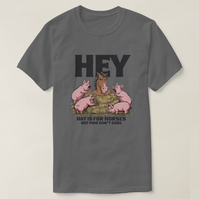 Camiseta Hey, es para caballos (Diseño del anverso)