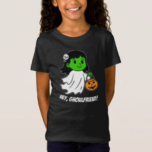 Camiseta Hey Ghoulfriend Halloween Chica Cute