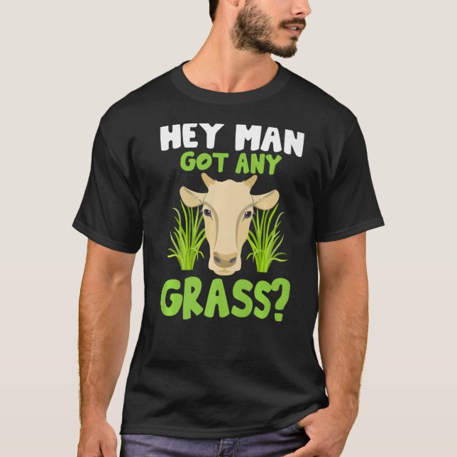 Camiseta Hey Hombre Tiene Cualquier Niño De Grass Goat Gran (Anverso)