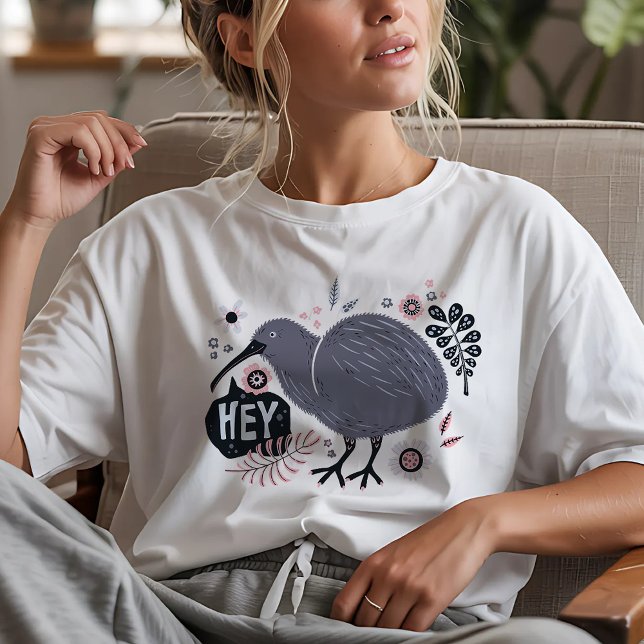 Camiseta Hey Kiwi, New Zealand (Subido por el creador)