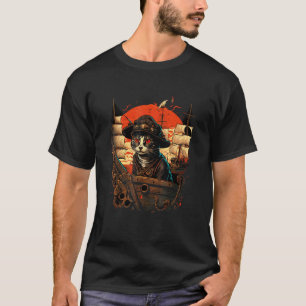 Camiseta ¡Hey la Pata Alegre! Diseño Pirata para Gato y Pir
