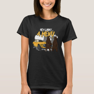 Camiseta Hey look  A menu  Shift Manual and Pedal for Drag 