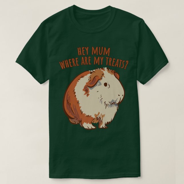 Camiseta Hey Mamá Dónde Están Mis Tratamientos Inglés Guine (Diseño del anverso)
