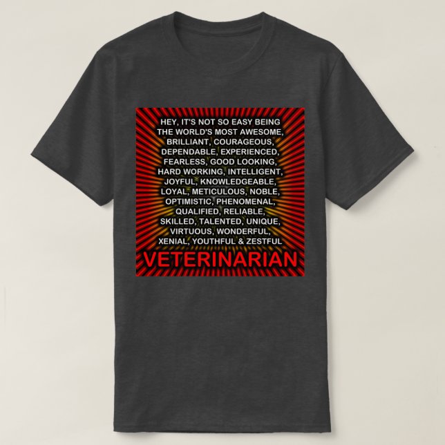 Camiseta Hey, No Es Tan Fácil Ser Veteranos Trimezcla (Diseño del anverso)