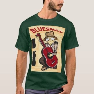 Camiseta Hey Obtén Este Detalle Único De Decir Blues Man De