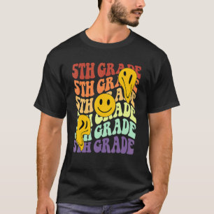Camiseta hey profesor de quinto grado de vuelta a la escuel