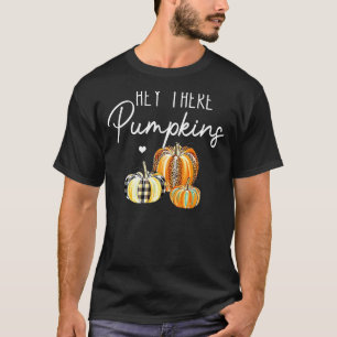 Camiseta Hey, Pumpkin Leopard Pumpkin Fal De Acción De Grac