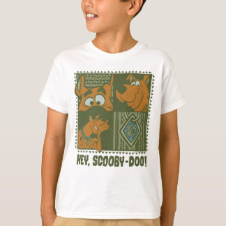 Camiseta Hey Scooby-Doo Tribal Square Graphic