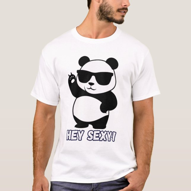 Camiseta Hey Sexy Panda (Anverso)