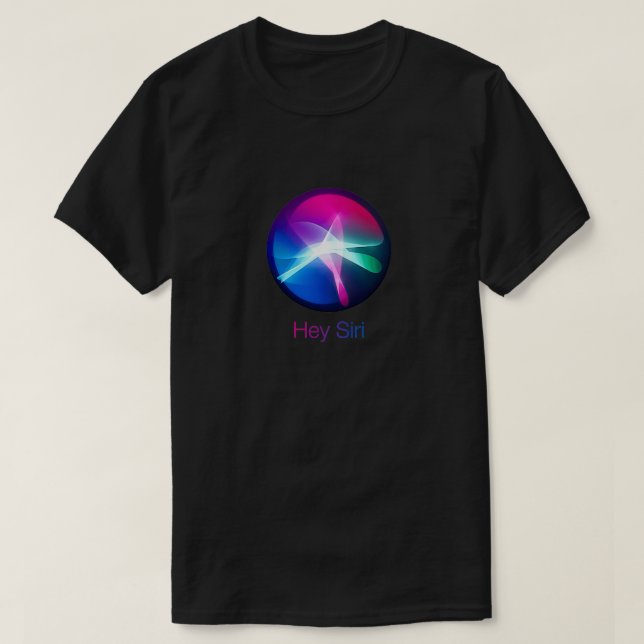 Camiseta Hey Siri (Diseño del anverso)