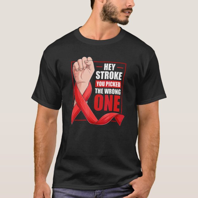 Camiseta Hey Stroke, Has Tomado La Mala Conciencia Roja (Anverso)