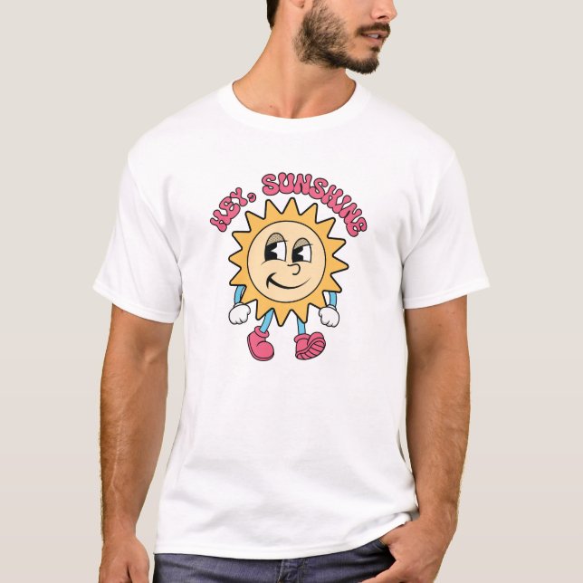 Camiseta Hey, Sunshine - Vibes de verano (Anverso)