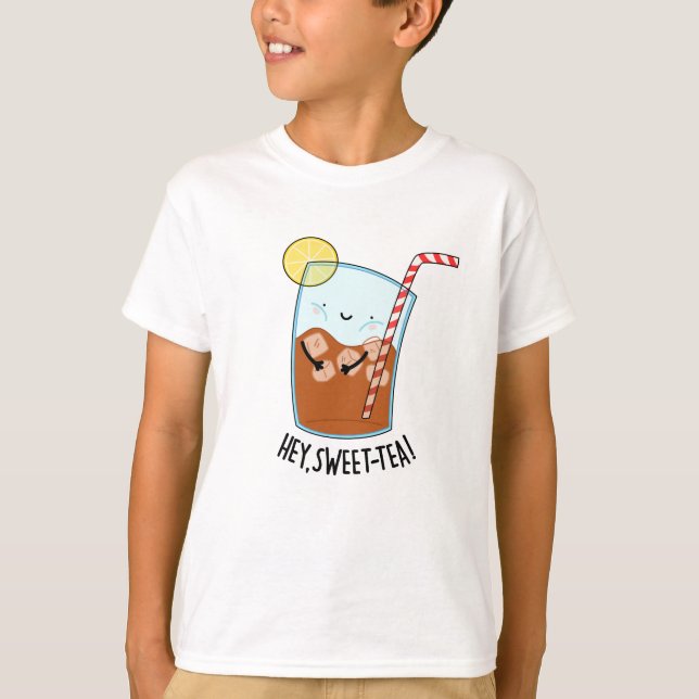 Camiseta Hey Swee-Tea Funny Sweet Tea Pun (Anverso)