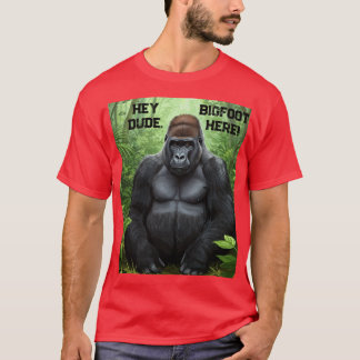 Camiseta Hey Tío BIGFOOT Here T-Shirt Unisex