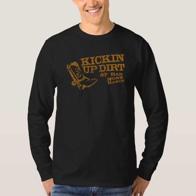 Camiseta Hey Tío Kickin Up Dirt (Anverso)