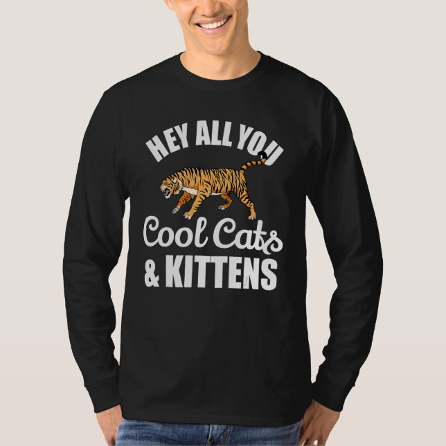 Camiseta Hey Todos Ustedes Gatos Guay Y Gatitos Guay Gato G (Anverso)