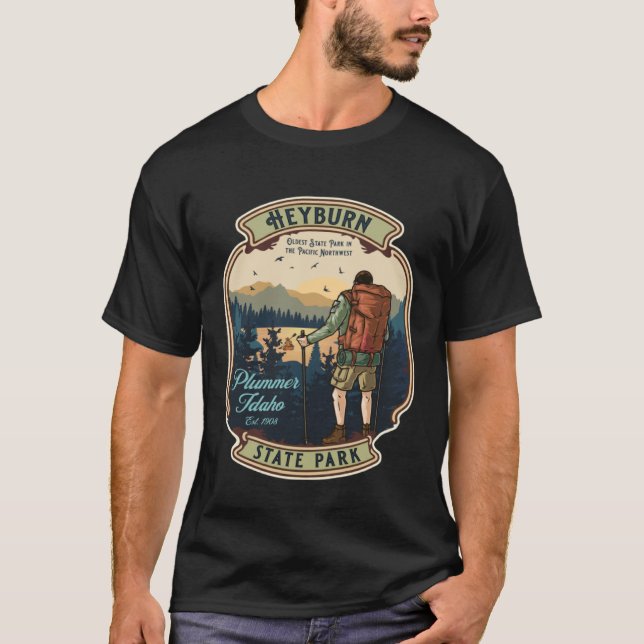 Camiseta Heyburn State Park Plummer Idaho Hiking Camping So (Anverso)