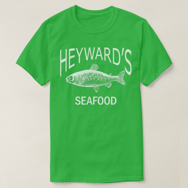 Camiseta Heyood Seafood Outer Banks North olina OBX (Diseño del anverso)