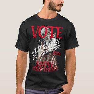 CAMISETA HG FV FW VOTA DEMOCRACIA FAMILIA HOGAR DECORACIÓN 