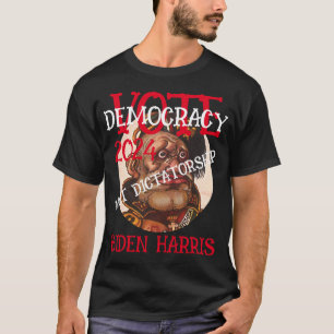 CAMISETA HG FV FW VOTA DEMOCRACIA FAMILIA HOGAR DECORACIÓN 