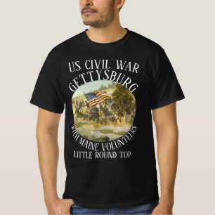 CAMISETA HG GETTYSBURG GUERRA CIVIL DE EE. UU. 20º VOLUNTAR
