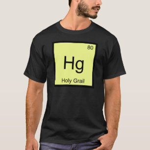 Camiseta Hg - Símbolo de elemento de química de graso sagra
