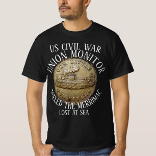 CAMISETA HG UNION MONITOR GUERRA CIVIL DE EE. UU. VERSUS ME