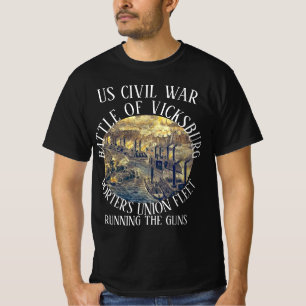 CAMISETA HG VICKSBURG GUERRA CIVIL ESTADOUNIDENSE FLOTA DE 