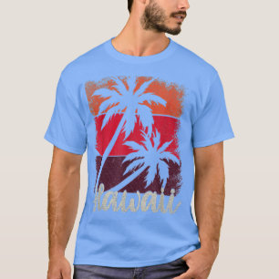 Camiseta HI Aloha Summer Tropical Beach Palm Tres Retro Ha