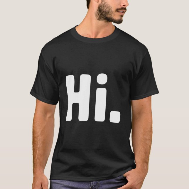 Camiseta Hi Bye (Anverso)