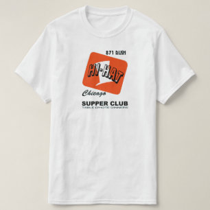 Camiseta Hi-Gorra Supper Club, Rush St., Chicago, IL