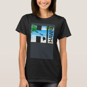 Camiseta HI Hawaii Islands Hawaii Hawaii Beach