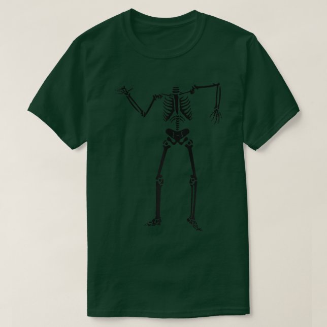 Camiseta Hi Skeleton Halloween Graphic Tee  (Diseño del anverso)