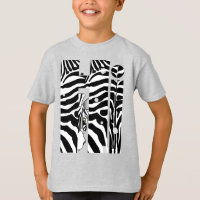 "Hi" Zebra Black/White Strips Resumen Trendy