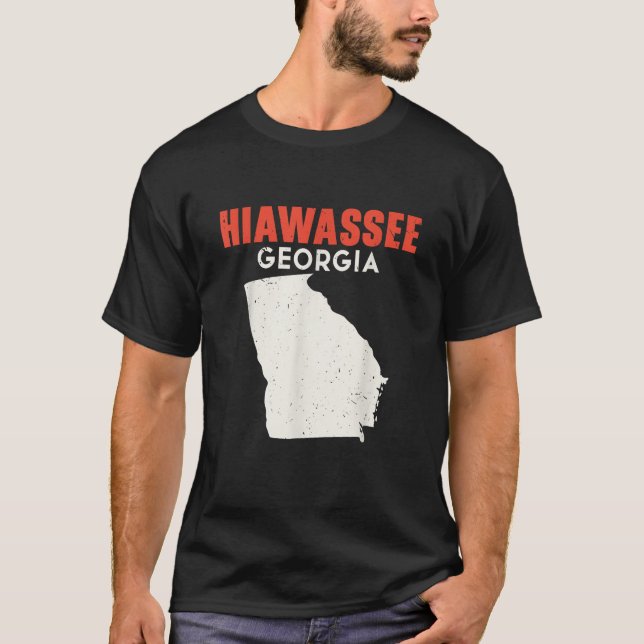 Camiseta Hiawassee Georgia Estados Unidos de América Viaja  (Anverso)