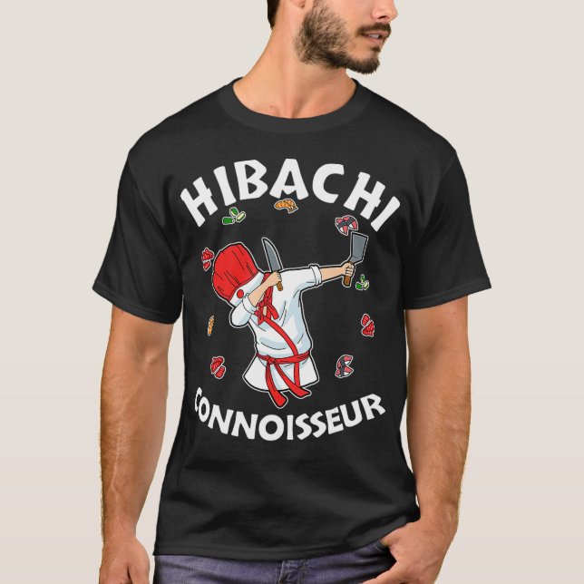 Camiseta Hibachi Chef Costume Hibachi Connoisseur Hibachi (Anverso)